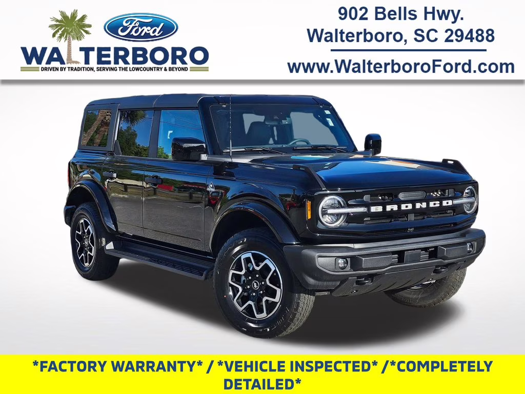 2026 Shadow Black Ford Bronco Outer Banks 4X4 SUV