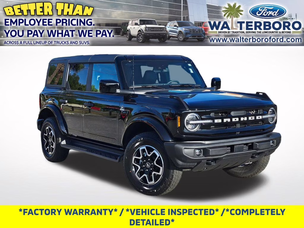 2026 Shadow Black Ford Bronco Outer Banks 4X4 SUV