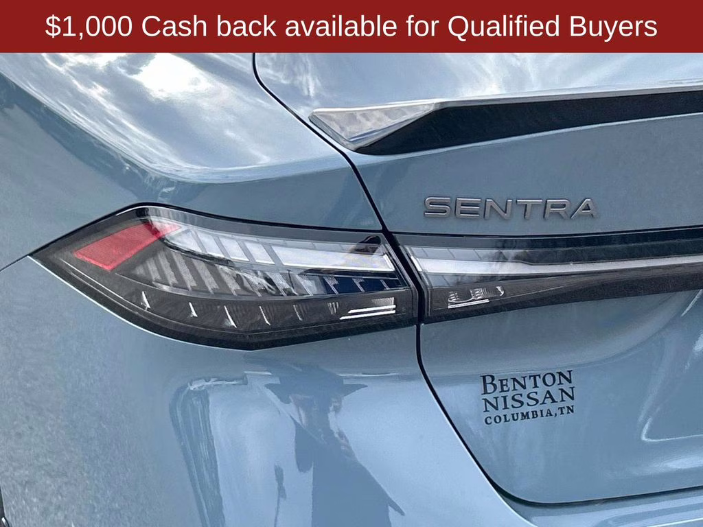 2026 Atlantic Gray/Super Black Nissan Sentra SR FWD Sedan