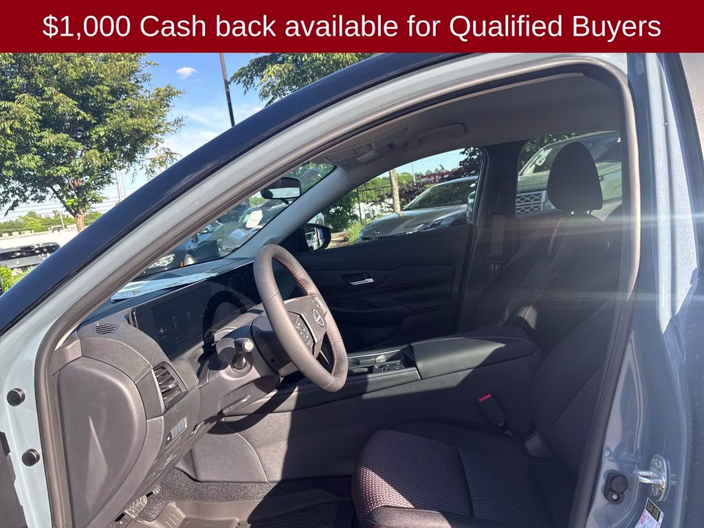 2026 Atlantic Gray/Super Black Nissan Sentra SR FWD Sedan