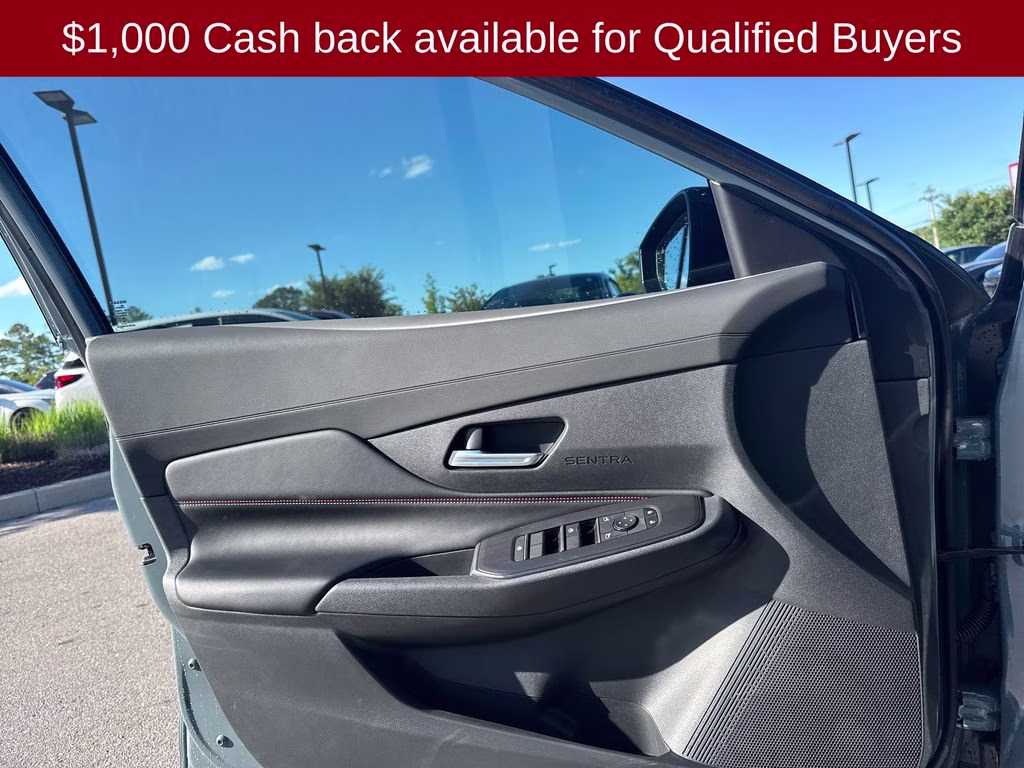 2026 Atlantic Gray/Super Black Nissan Sentra SR FWD Sedan