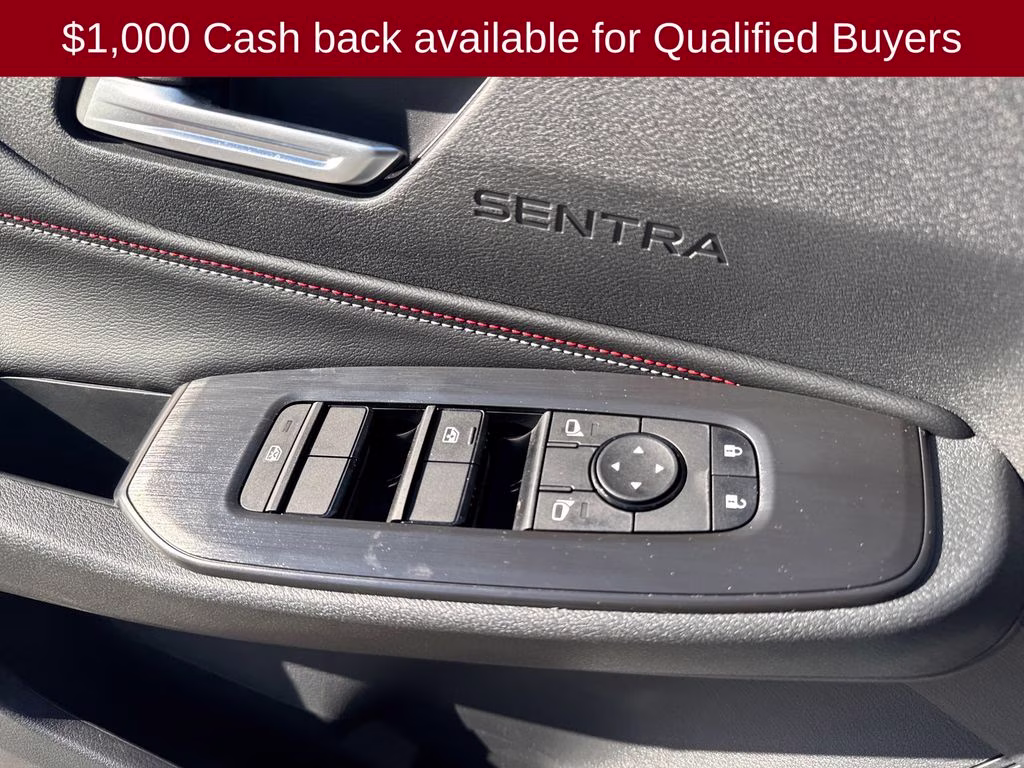 2026 Atlantic Gray/Super Black Nissan Sentra SR FWD Sedan