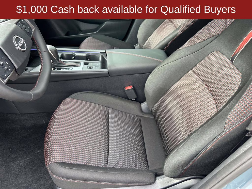 2026 Atlantic Gray/Super Black Nissan Sentra SR FWD Sedan