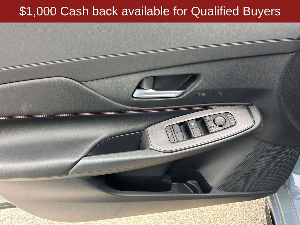 2026 Atlantic Gray/Super Black Nissan Sentra SR FWD Sedan