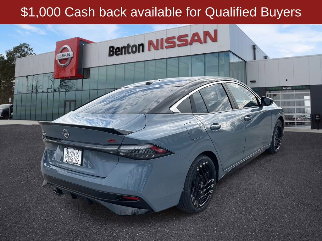 2026 Atlantic Gray/Super Black Nissan Sentra SR FWD Sedan