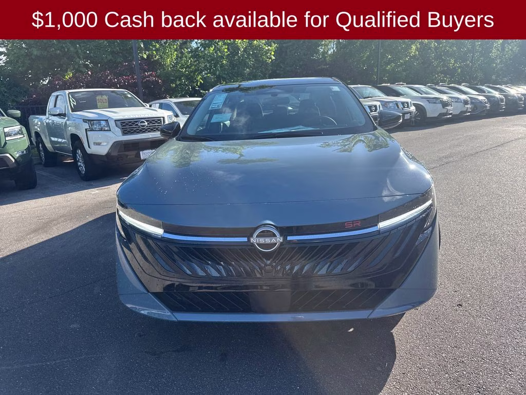 2026 Atlantic Gray/Super Black Nissan Sentra SR FWD Sedan