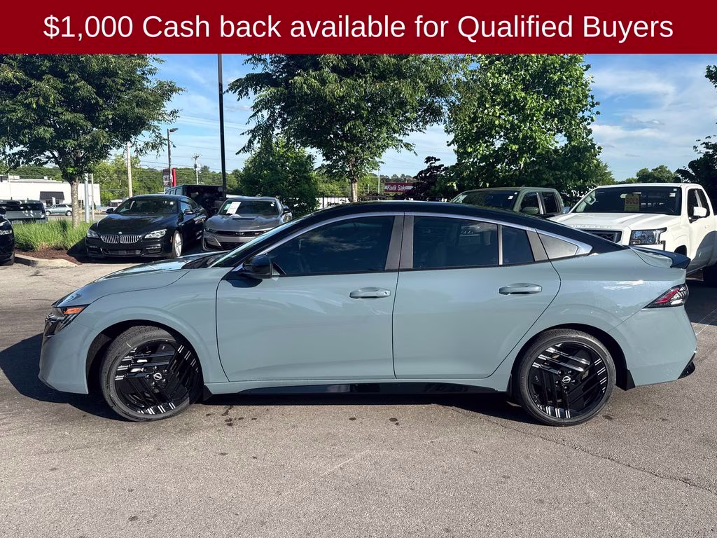 2026 Atlantic Gray/Super Black Nissan Sentra SR FWD Sedan