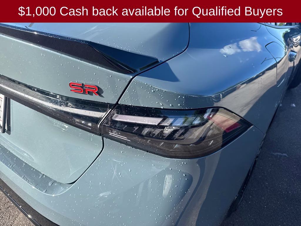 2026 Atlantic Gray/Super Black Nissan Sentra SR FWD Sedan
