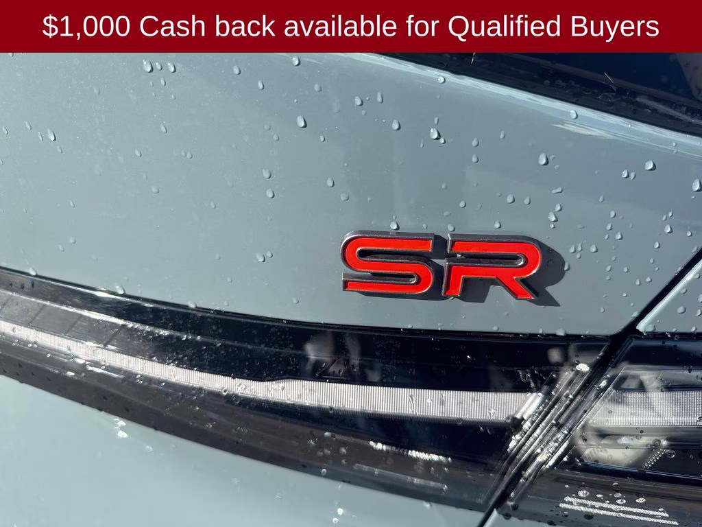 2026 Atlantic Gray/Super Black Nissan Sentra SR FWD Sedan
