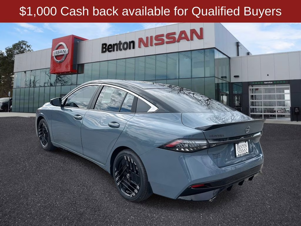 2026 Atlantic Gray/Super Black Nissan Sentra SR FWD Sedan