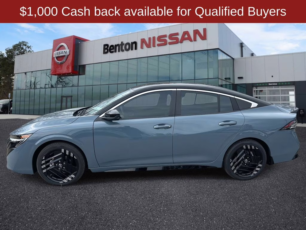 2026 Atlantic Gray/Super Black Nissan Sentra SR FWD Sedan