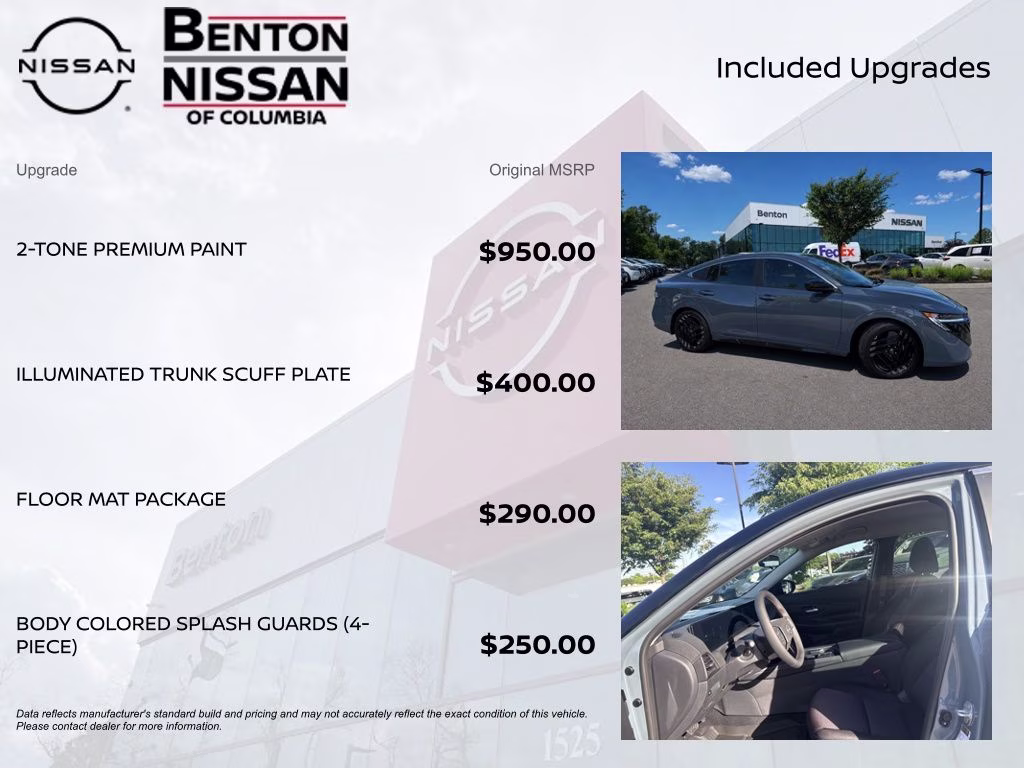 2026 Atlantic Gray/Super Black Nissan Sentra SR FWD Sedan