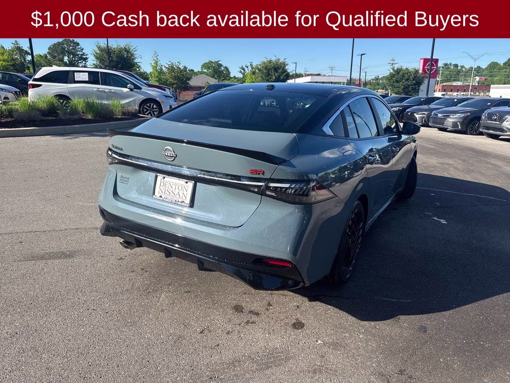 2026 Atlantic Gray/Super Black Nissan Sentra SR FWD Sedan