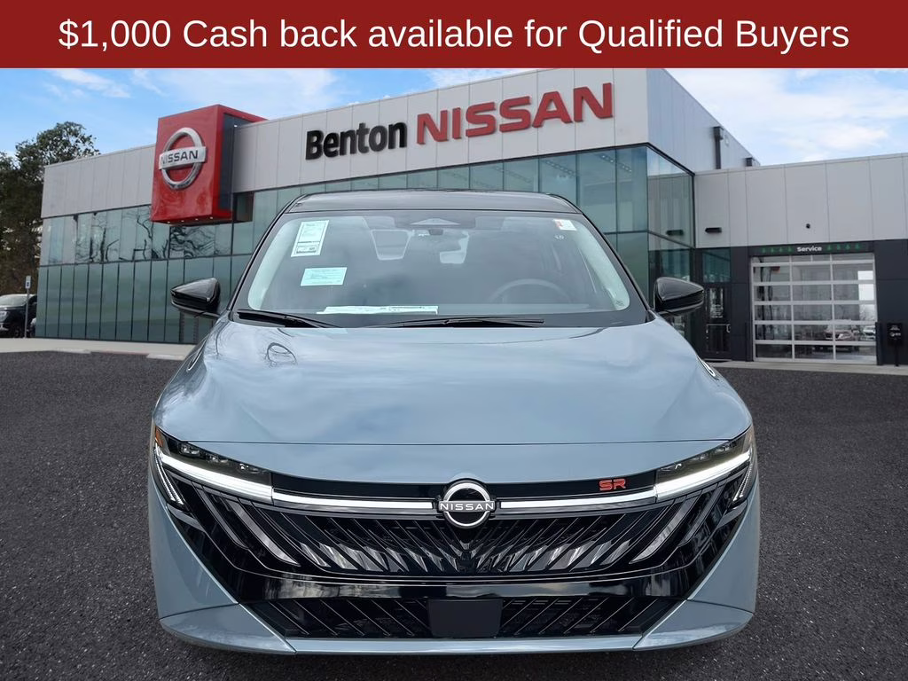 2026 Atlantic Gray/Super Black Nissan Sentra SR FWD Sedan