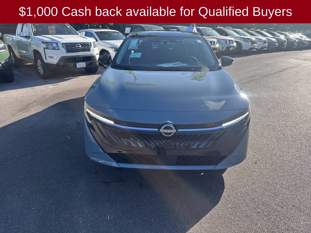 2026 Atlantic Gray/Super Black Nissan Sentra SR FWD Sedan