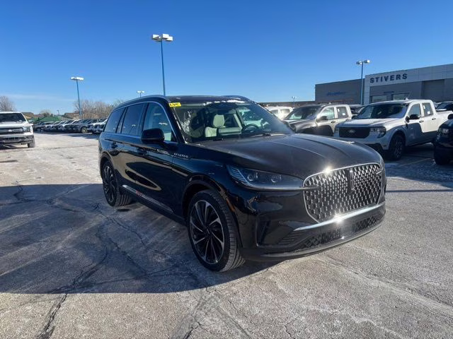 2026 Infinite Black Metallic Clearcoat Lincoln Aviator Reserve AWD SUV