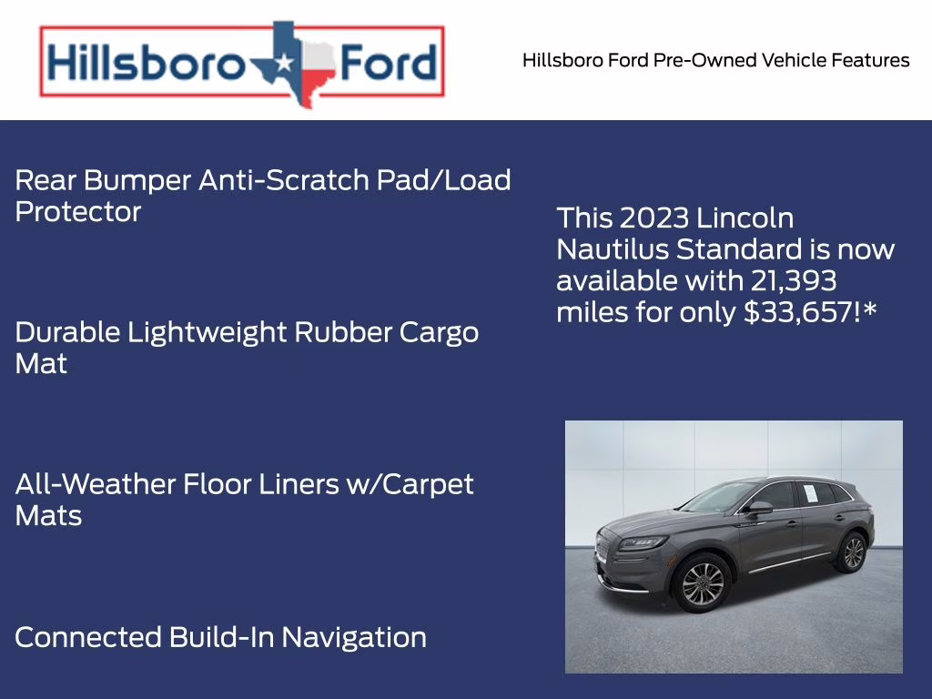 2023 Asher Gray Metallic Clearcoat Lincoln Nautilus Standard AWD SUV