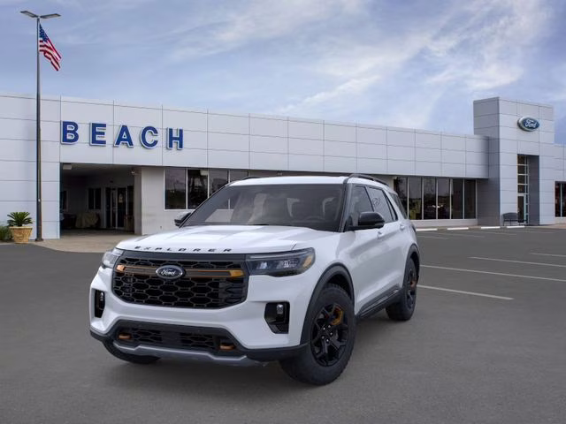 2026 Space White Metallic Ford Explorer Tremor 4X4 SUV