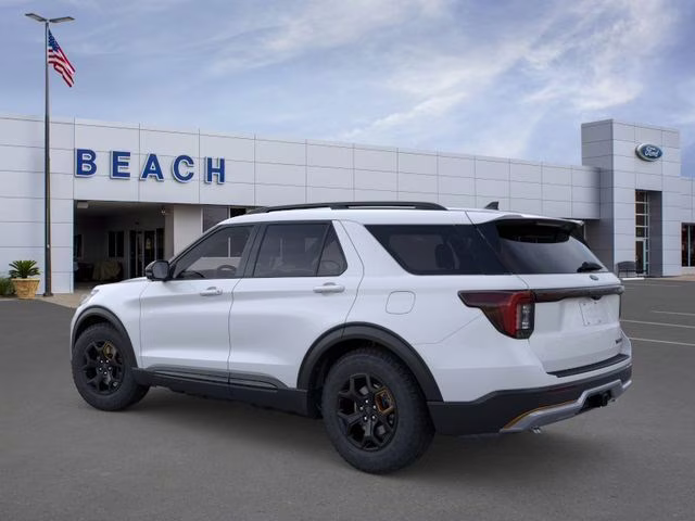 2026 Space White Metallic Ford Explorer Tremor 4X4 SUV