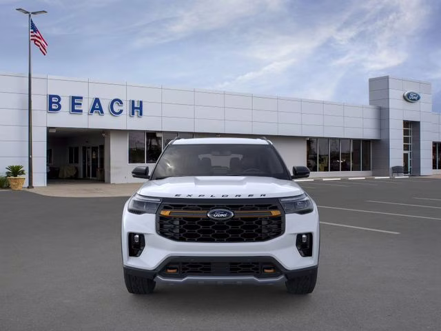 2026 Space White Metallic Ford Explorer Tremor 4X4 SUV