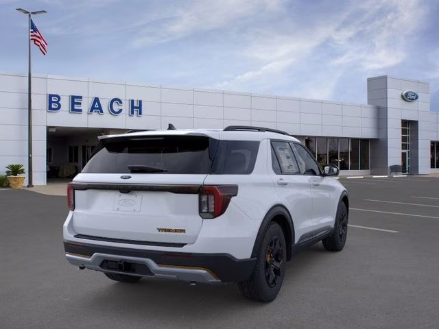 2026 Space White Metallic Ford Explorer Tremor 4X4 SUV