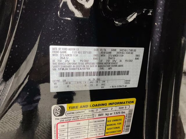 2026 Agate Black Metallic Ford Expedition Max Active RWD SUV