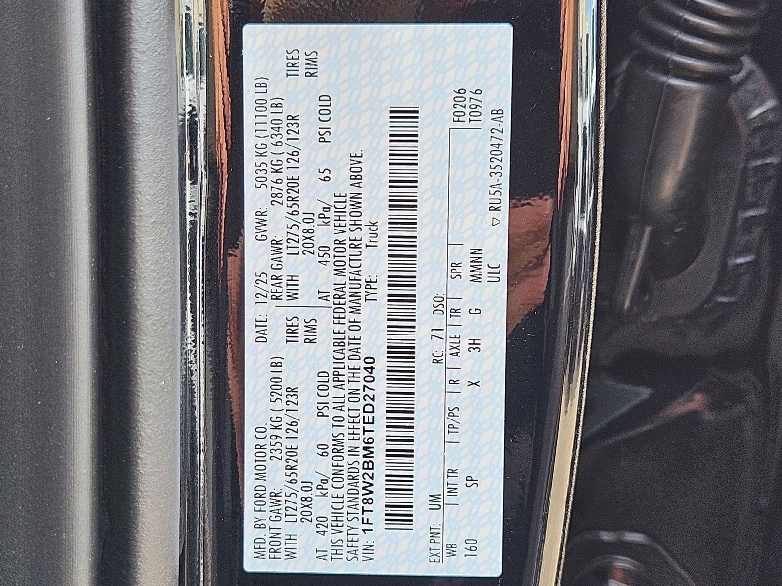 2026 Black Metallic Ford Super Duty F-250 SRW King Ranch 4X4 Truck