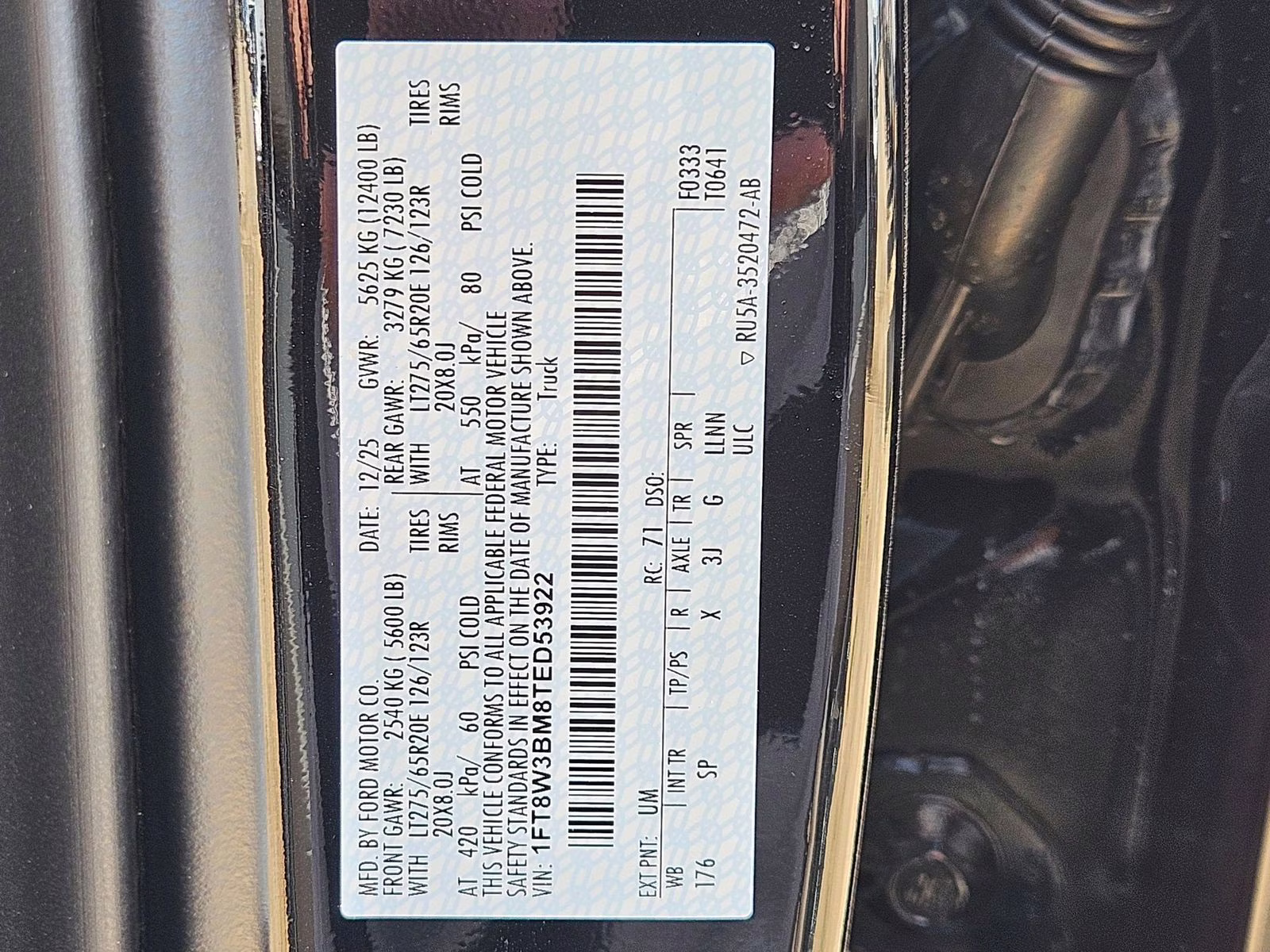 2026 Black Metallic Ford Super Duty F-350 SRW King Ranch 4X4 Truck