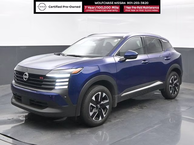 2025 Deep Blue Pearl Nissan Kicks SR FWD SUV