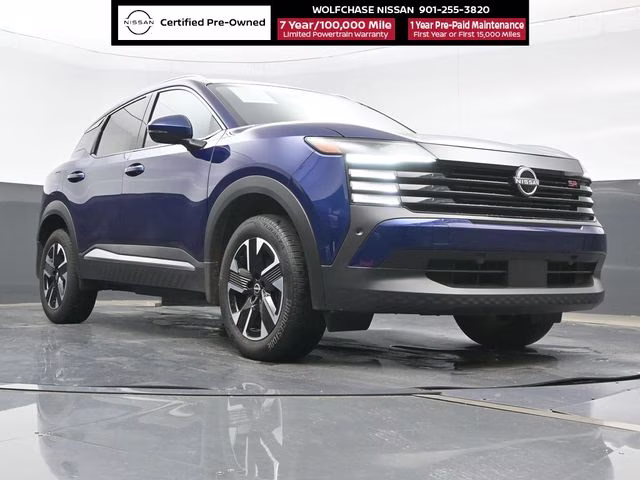 2025 Deep Blue Pearl Nissan Kicks SR FWD SUV