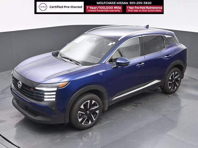 2025 Deep Blue Pearl Nissan Kicks SR FWD SUV