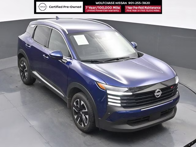 2025 Deep Blue Pearl Nissan Kicks SR FWD SUV