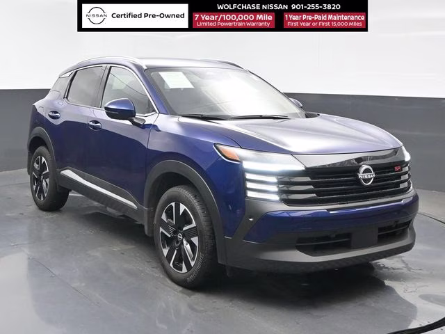2025 Deep Blue Pearl Nissan Kicks SR FWD SUV