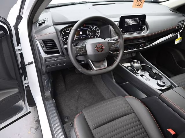 2026 Everest White Pearl Tricoat Nissan Rogue Rock Creek AWD SUV