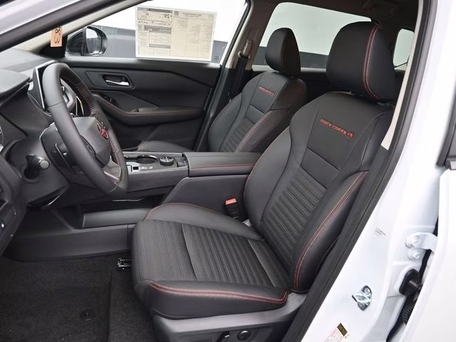 2026 Everest White Pearl Tricoat Nissan Rogue Rock Creek AWD SUV