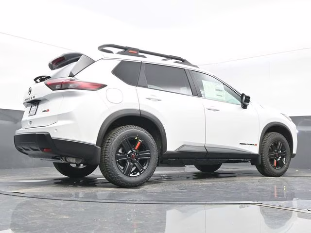 2026 Everest White Pearl Tricoat Nissan Rogue Rock Creek AWD SUV