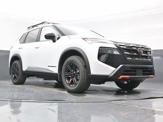 2026 Everest White Pearl Tricoat Nissan Rogue Rock Creek AWD SUV