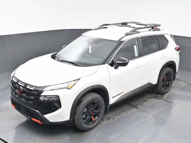 2026 Everest White Pearl Tricoat Nissan Rogue Rock Creek AWD SUV