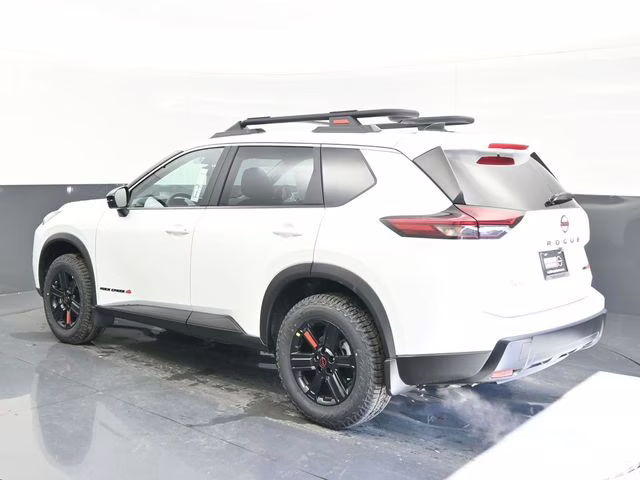 2026 Everest White Pearl Tricoat Nissan Rogue Rock Creek AWD SUV