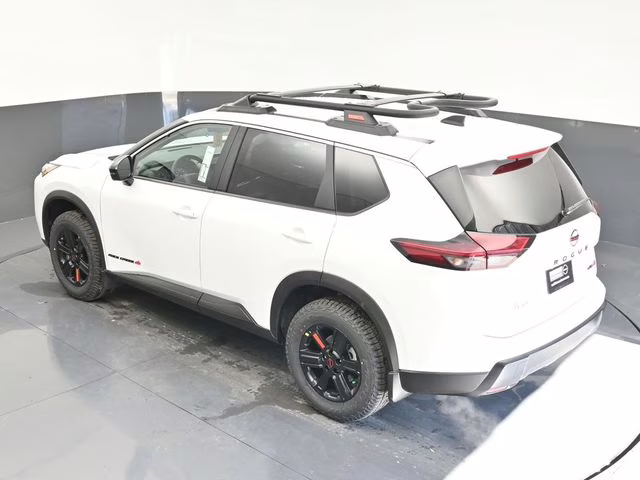 2026 Everest White Pearl Tricoat Nissan Rogue Rock Creek AWD SUV