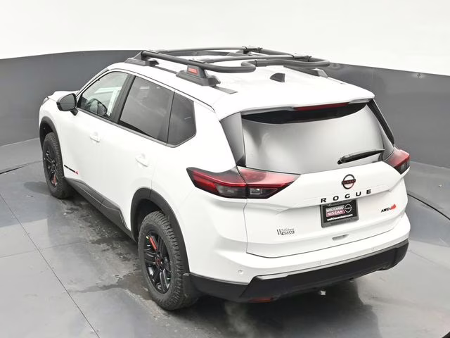 2026 Everest White Pearl Tricoat Nissan Rogue Rock Creek AWD SUV
