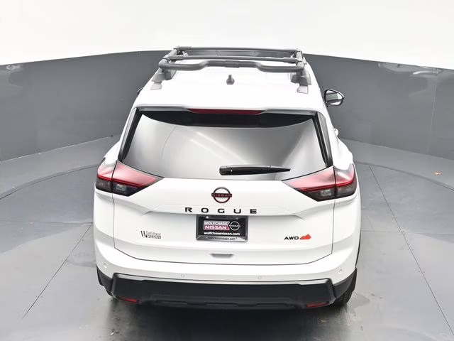 2026 Everest White Pearl Tricoat Nissan Rogue Rock Creek AWD SUV