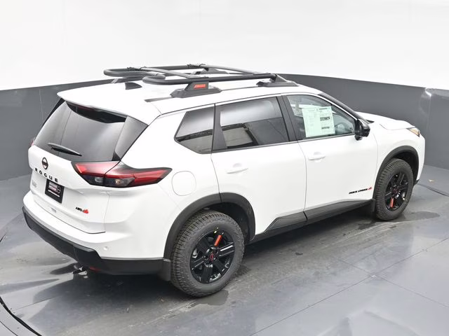 2026 Everest White Pearl Tricoat Nissan Rogue Rock Creek AWD SUV