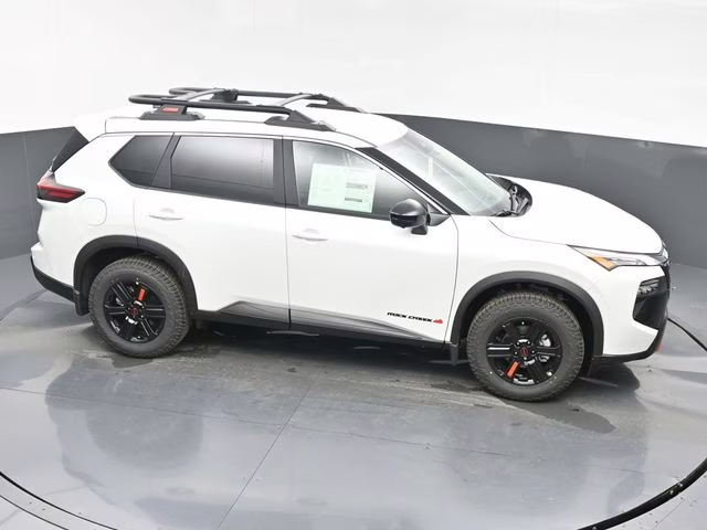 2026 Everest White Pearl Tricoat Nissan Rogue Rock Creek AWD SUV