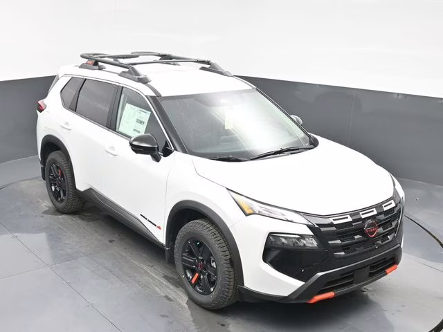 2026 Everest White Pearl Tricoat Nissan Rogue Rock Creek AWD SUV