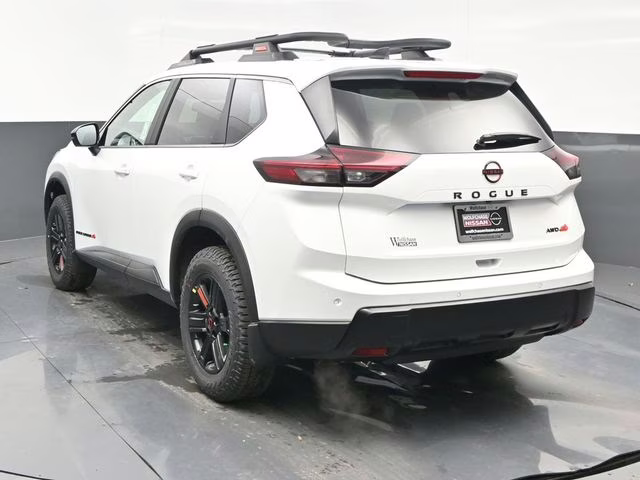 2026 Everest White Pearl Tricoat Nissan Rogue Rock Creek AWD SUV