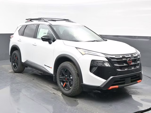 2026 Everest White Pearl Tricoat Nissan Rogue Rock Creek AWD SUV