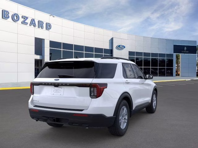 2026 Star White Metallic Tri-Coat Ford Explorer Active RWD SUV