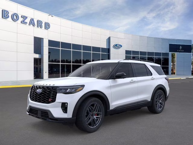 2026 Space White Metallic Ford Explorer ST 4X4 SUV