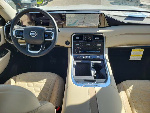 2026 Aspen White Tricoat Nissan Armada Platinum RWD SUV